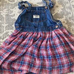 Oshkosh denim overall skirt